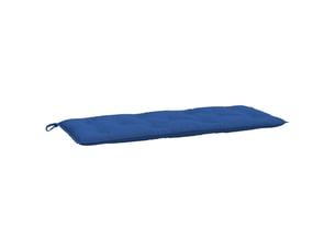 Coussin de banc de jardin, coussin d'assise bleu 120x50x7 cm tissu oxford cf52673