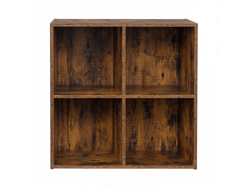  Bibliothèque cube compacte ouverte, étagère rangement moderne, meuble présentoir polyvalent  - Conforama A
