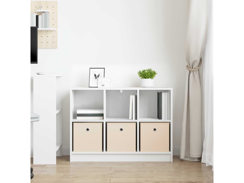  Buffet - bahut - meuble de rangement blanc 88,5 x 27,5 x 63,5 cm  - Conforama D