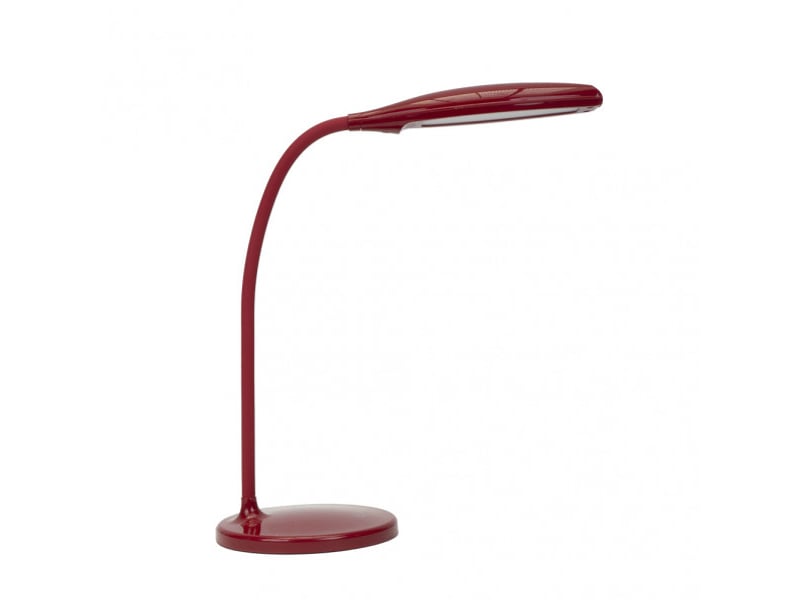  Fabrilamp turmalita lampe de bureau led rouge 7 w 560 lm, 3 températures, tactile et dimmable 140671007 - Conforama A