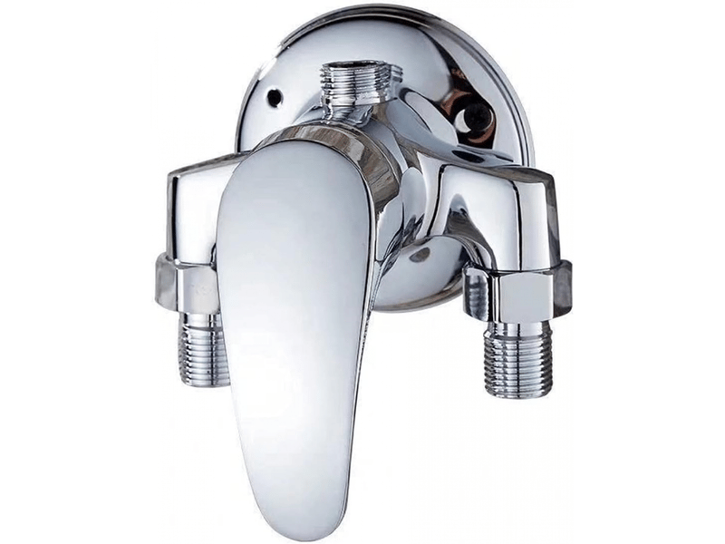  Robinet de douche, mitigeur de douche mural en laiton, eau chaude et froide, robinet de salle de bain  - Conforama A