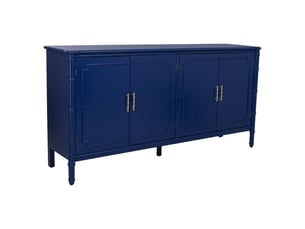 Buffet en bois bleu 178,5x45,5x89 cm h