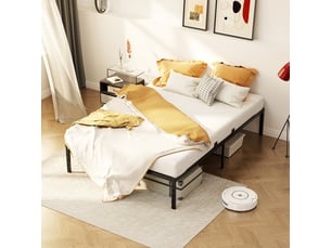 Lit 2 places 140x190 cm coloris noir