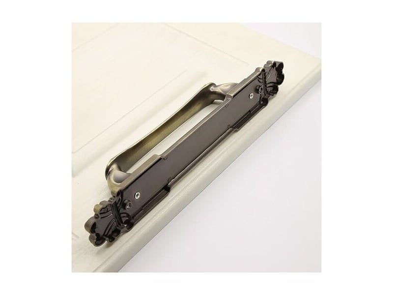  Poignées de porte avec plaque arrière en alliage de zinc ancien, poignées de style ferme rustique pour portes coulissantes de grange  - Conforama D
