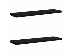 Lot de 2 coussins de banc, coussins d'assise vught 100 % polyester noir cf58033