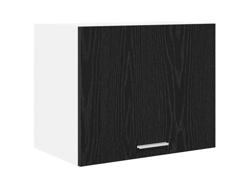  Meuble de rangement, armoire suspendue 2 pcs chêne noir et blanc bois d'ingénierie shl630  - Conforama E