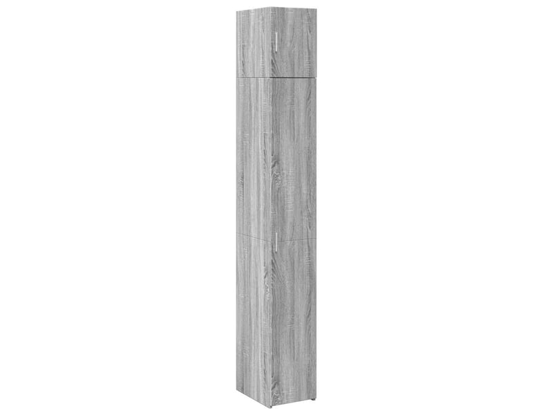  Armoire de rangement mince sonoma gris 30x42,5x225 cm  - Conforama A