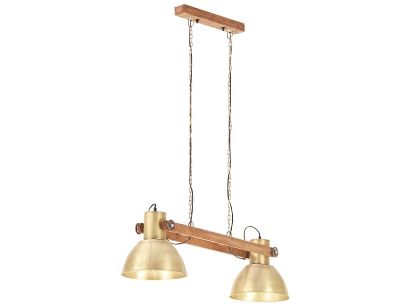  Lampe suspendue, suspension luminaire industrielle 25 w laiton 109 cm e27  - Conforama A