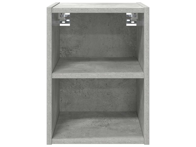  Meuble de rangement cuisine, armoire suspendue gris béton 30x29,5x40cm  - Conforama E