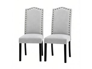 Chaises de salle à manger élégance lot de 2, dossier haut, salon, cuisine et bureau modernes