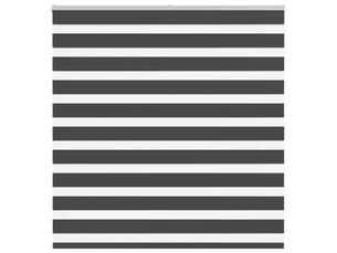 Store zèbre, store de fenêtre noir 150x100 cm largeur du tissu 145,9 cm polyester cf48889
