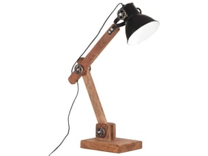 Lampe de bureau industrielle noir rond 58x18x90 cm e27
