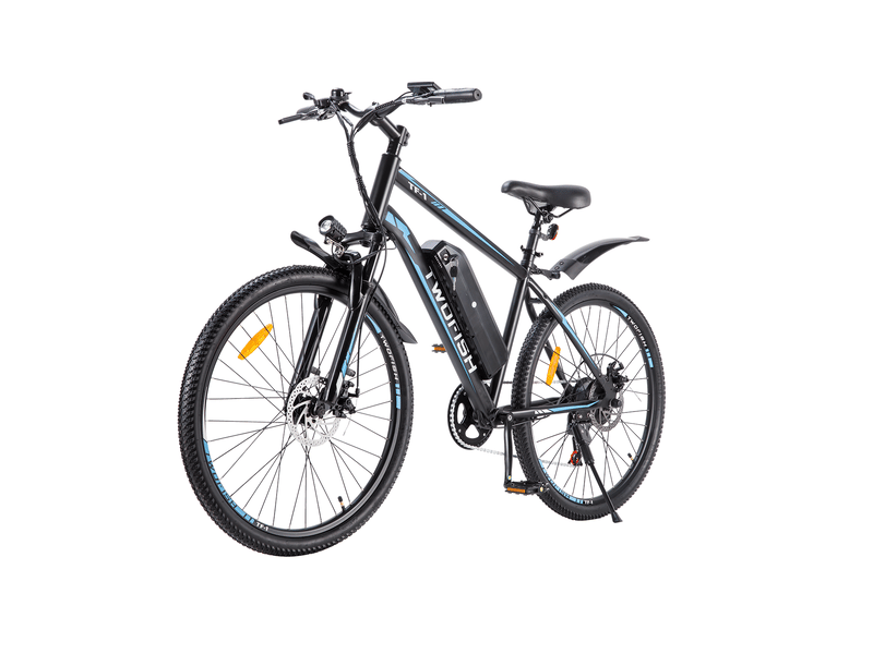  Vélo électrique twofish tf01, 36v 250w 15ah, 26 tout-terrain, noir&amp;bleu  - Conforama A