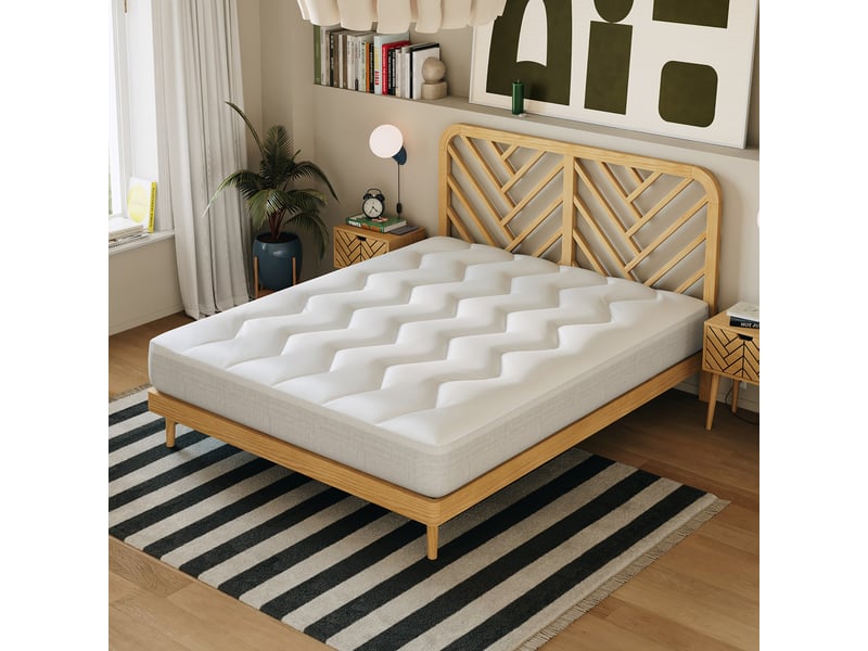  Surmatelas housse nuage 200x200 cm  slome  - Conforama D