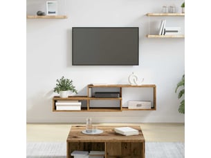 Meuble tv coloris marron 120 cm <strong></strong>  <strong></strong>