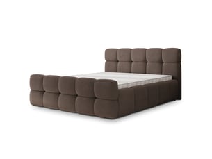 Lit coffre 180x200 cm <strong>MASSENO</strong>  <strong></strong> coloris marron