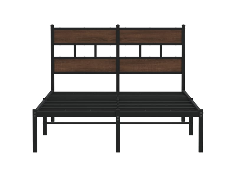  Lit double- lit adulte -  cadre de lit sans matelas avec tête de lit 120x190 cm  - Conforama C