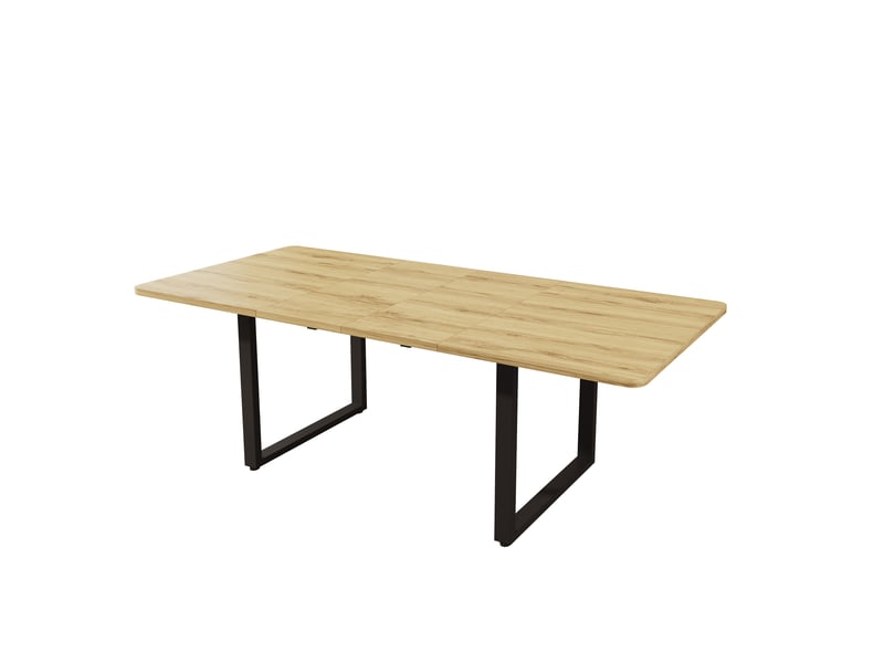  Table à manger extensible,140180220x80 cm,mdf,coloris bois naturel  - Conforama D