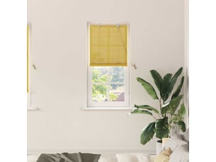 Store enrouleur, store à rouleau jaune 60 x 220 cm bambou cf45275
