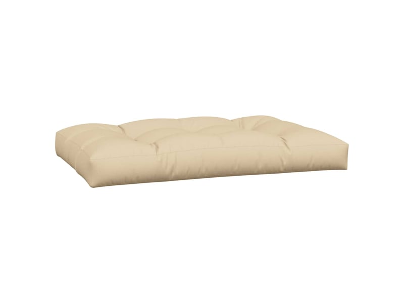 Lot de 2 coussins de palette, coussins de canapé beige tissu cf59492  - Conforama D