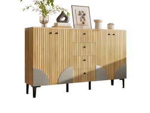Buffet 4 porte(s) 4 tiroir(s) ORGL7878N coloris marron