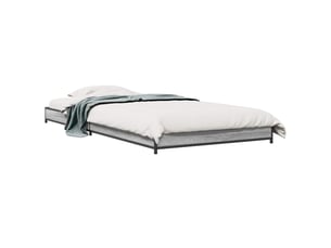 Lit simple 80x200 cm coloris gris