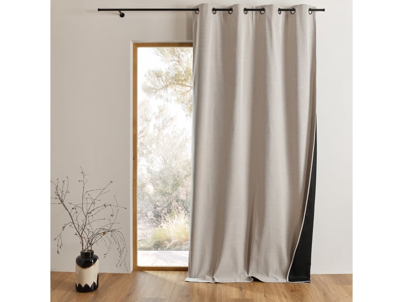  Rideau thermique obscurcissant à œillets 140x250 cm  - Conforama A