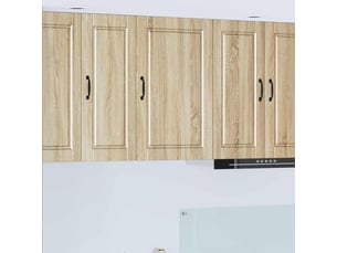 Meuble mural de cuisine, armoire de cuisine chêne sonoma 50x31x80cm shl9962