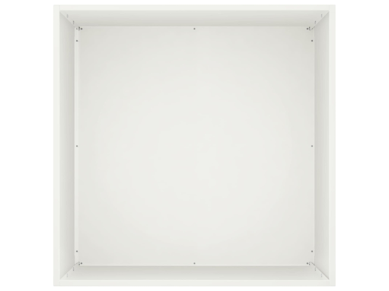  Jardinière - cache-pot de jardin blanc 50 x 50 x 75 cm acier laminé à froid  - Conforama D
