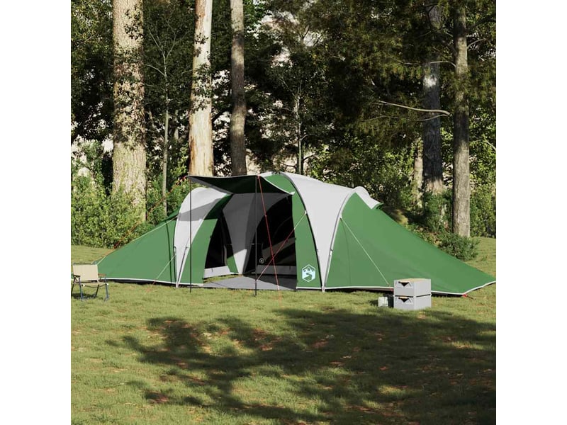  Tente de camping, tente familiale à dôme 6 personnes vert imperméable shl75341  - Conforama B
