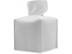 Boîte à mouchoirs, rechargeable, pour le domiciletoilettessalonbureausalle de bainvoiture, hlp 12.5 x 12.5 x 12 cm - taille unique - blanc