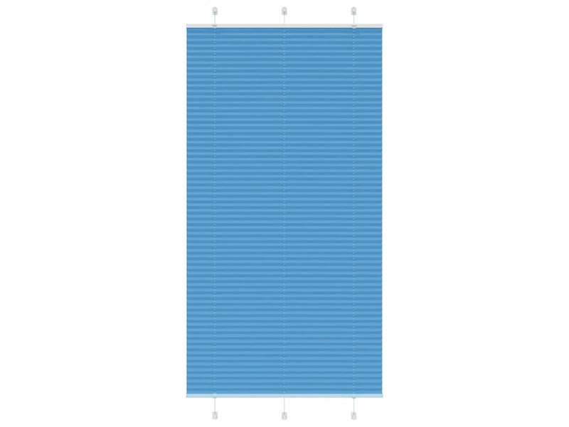  Store plissé, store de fenêtre bleu 105x200 cm largeur du tissu 104,4cm polyester cf46778  - Conforama B