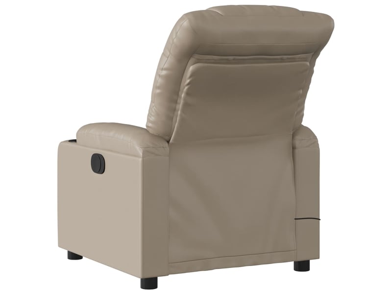 Fauteuil de massage inclinable électrique cappuccino similicuir shl85203 - Conforama E