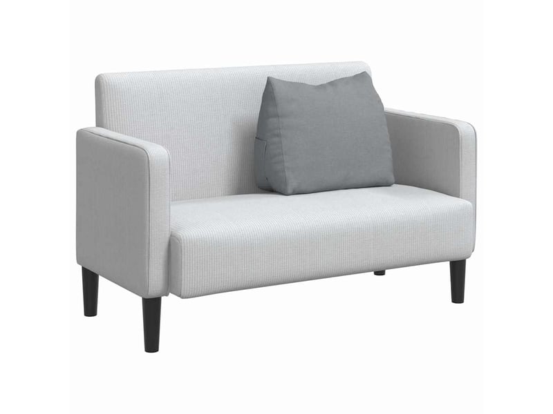  Coussin de dos, coussin de dossier gris clair 60 x 20 x 50 cm tissu cf54678  - Conforama C