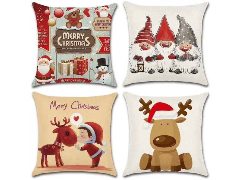  Housse de chaise - couverture décoration de noël d'intérieur pour canapé, 45 x 45 cm  - Conforama A