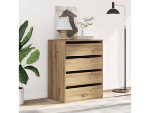 Commode 1 tiroir(s) <strong></strong> <strong></strong> coloris bois clair largeur 60 cm