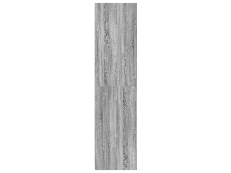  Garde-robe, armoire de rangement gris sonoma 50x50x200 cm bois d'ingénierie  - Conforama E