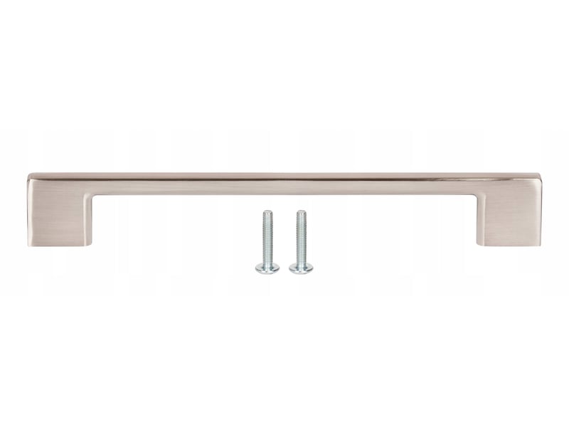  Poignée de meuble métallique, 224 mm, en acier inoxydable brossé  - Conforama C