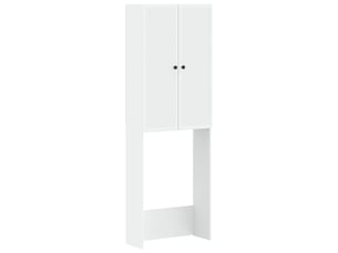 Armoire de toilette, meuble de toilette ede blanc 66x25.5x190 cm