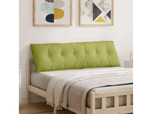 Coussin de dos, coussin de dossier vert clair 160 x 19 x 50 cm tissu cf55048