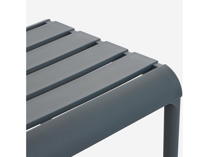 Table basse d'extérieur en polypropylène et fibre de verre bard - anthracite - Conforama C