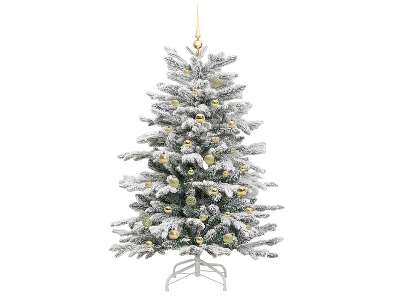 Sapin de noël, arbre de noël artificiel à branches articulées blanc 150 cm shl974 - Conforama D