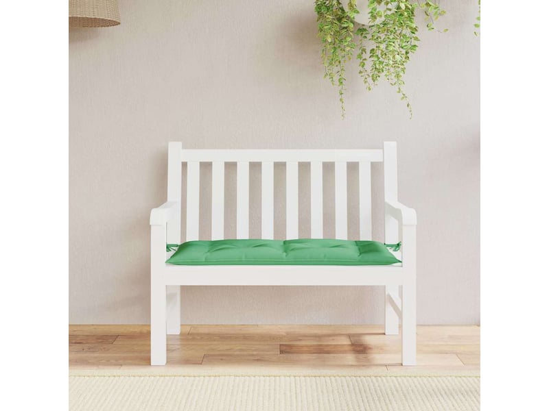  Coussin de banc de jardin, coussin d'assise vert 100x50x7 cm tissu oxford cf52849  - Conforama B