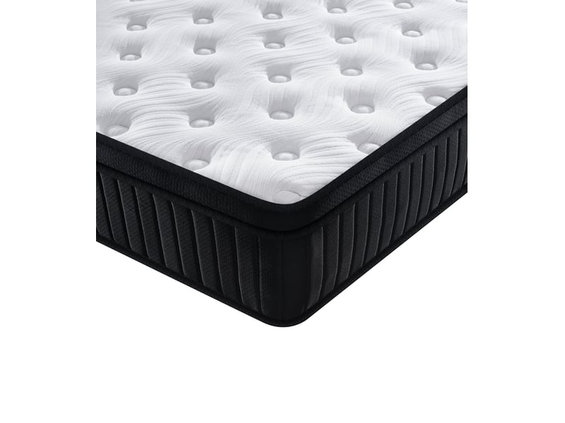  Ensemble matelas à ressorts + sommier 90x190 cm, mousse à mémoire de forme,épaisseur 25cm  - Conforama C