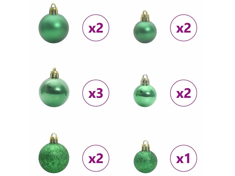  Sapin de noël - arbre de noël artificiel 120 cm 150 led blanc chaud vert  - Conforama E