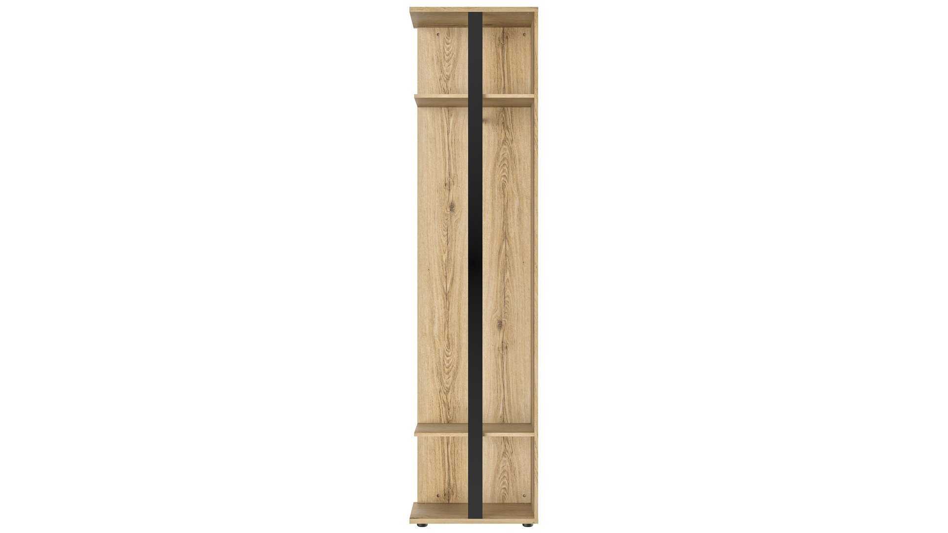 Vestiaire ENZO coloris chêne bois foncé 235 Conforama