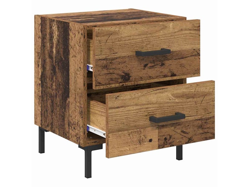  Table de chevet - cabinet de chevet - table de nuit bois ancien 40 x 35 x 47,5 cm  - Conforama D