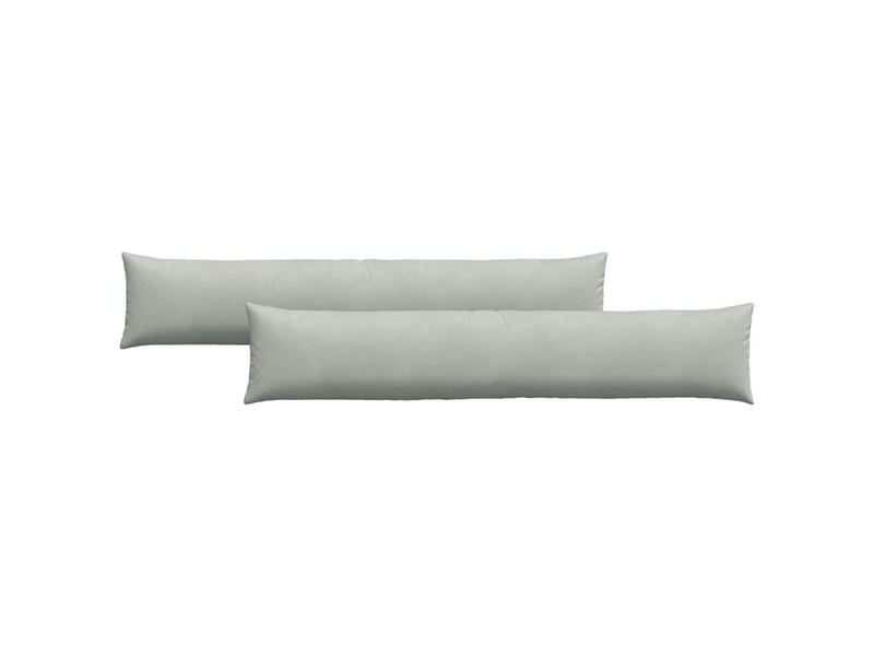  Lot de 2 coussins de canapé, coussins décoratifs gris clair 200 x 40 cm cf59062  - Conforama A