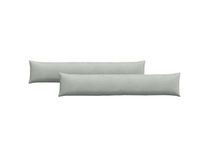 Lot de 2 coussins de canapé, coussins décoratifs gris clair 200 x 40 cm cf59062
