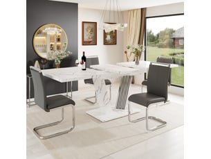 Ensemble table rectangulaire 4 chaise(s) <strong>BEAUNIV</strong> <strong></strong>